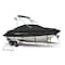 Eevelle Silvercloud Boat Cover SKI BOAT Tournament w/Tower Inboard 21' 6in. L 102in. W Charcoal SCTURSKT21102-CHL - alternate 1